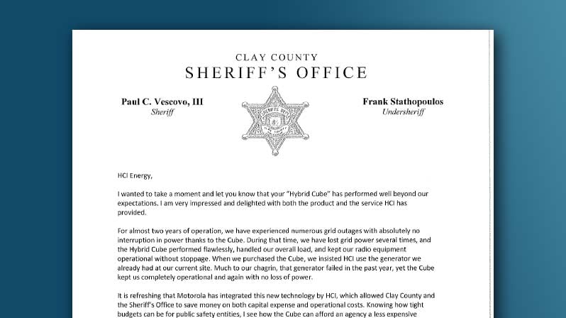 Sheriff Letter